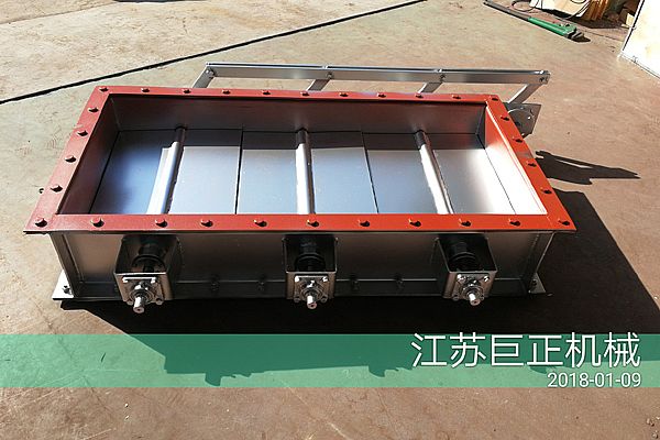 方形擋板門（寬2m）完工，待包裝發(fā)貨