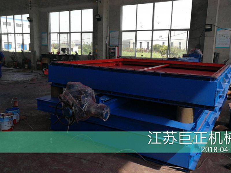 方形擋板門(mén)（寬12M）驗(yàn)收合格，發(fā)貨準(zhǔn)備中