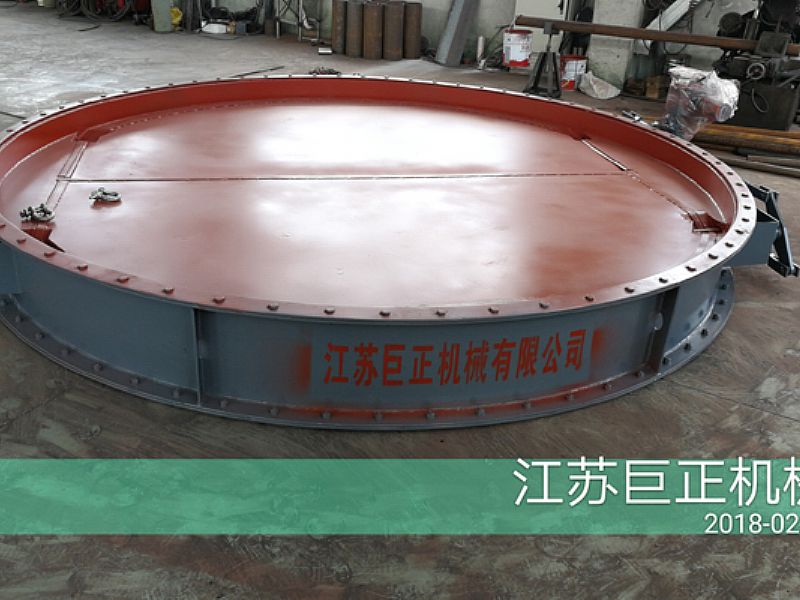 圓形擋板門（直徑270cm）完工了，準(zhǔn)備發(fā)往江西客戶