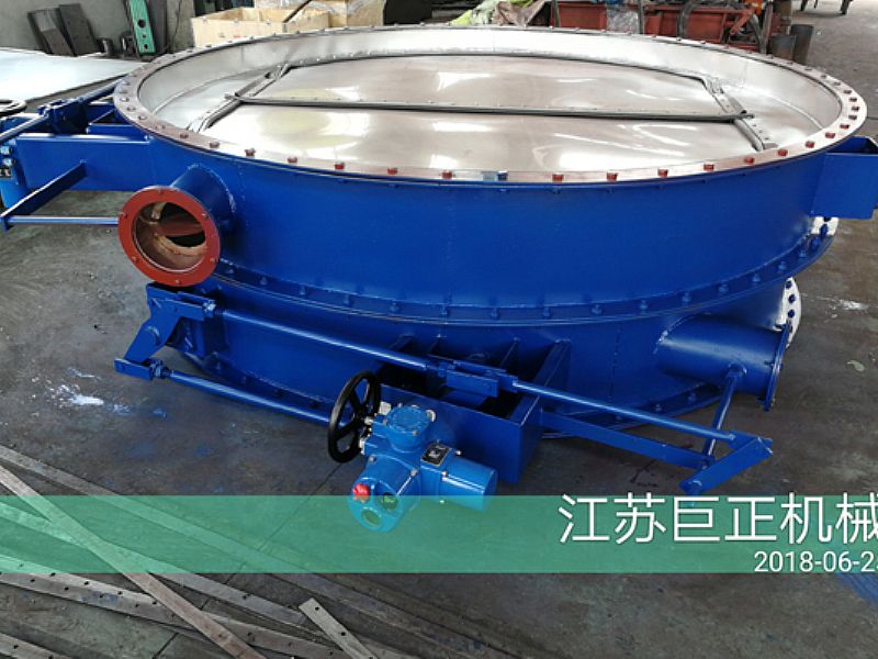 圓形擋板門（直徑280cm）制作完工了，待包裝入庫