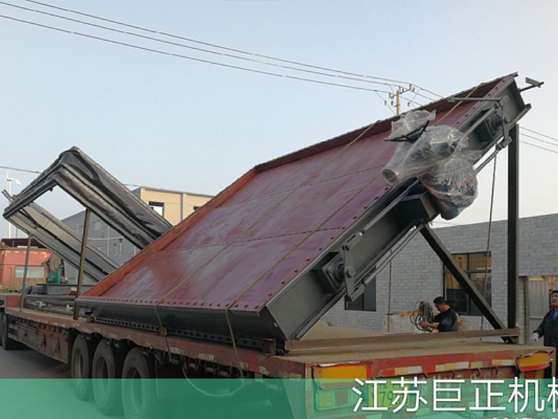 巨正機(jī)械公司擋板門(mén)，裝車(chē)發(fā)貨了